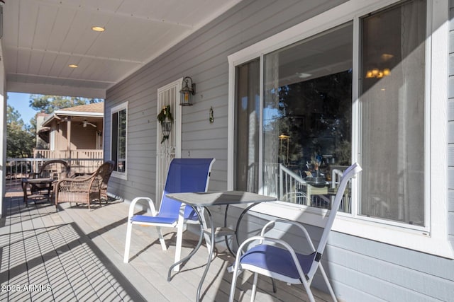 view of patio / terrace featuring a porch