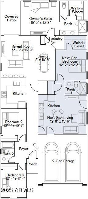 23334 W Mobile Ln, Buckeye, AZ 85326 - property floor plan
