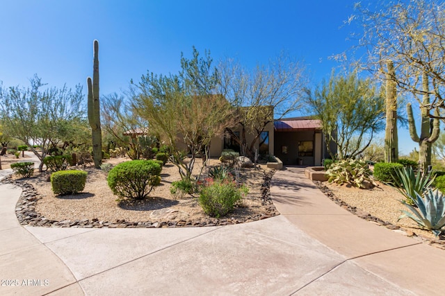 view of pueblo-style house