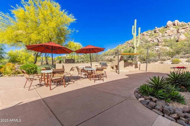 view of patio / terrace with outdoor dining space