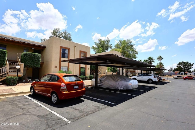 205 N 74th St Unit 248, Mesa, AZ 85207 - partially covered parking lot featuring stairs