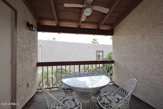 205 N 74th St Unit 248, Mesa, AZ 85207 - balcony featuring ceiling fan