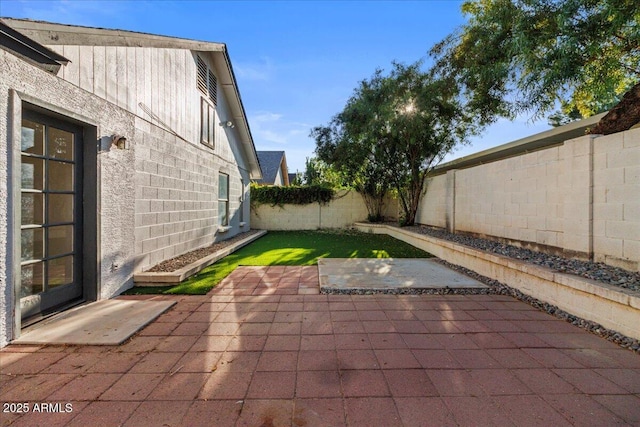1736 E Bluefield Ave, Phoenix, AZ 85022 - fenced backyard featuring a patio