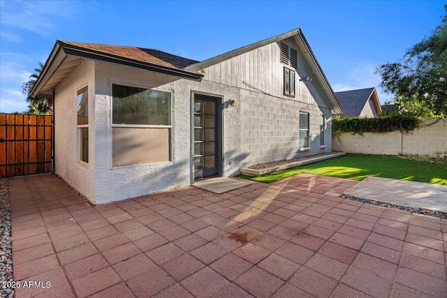 1736 E Bluefield Ave, Phoenix, AZ 85022 - fenced backyard featuring a patio area
