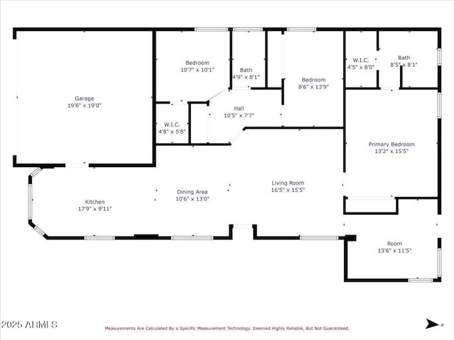 1736 E Bluefield Ave, Phoenix, AZ 85022 - view of property floor plan