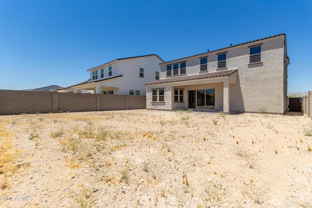 view of rear view of house