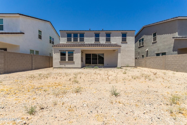 view of back of property