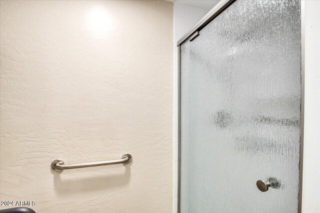 bathroom with walk in shower