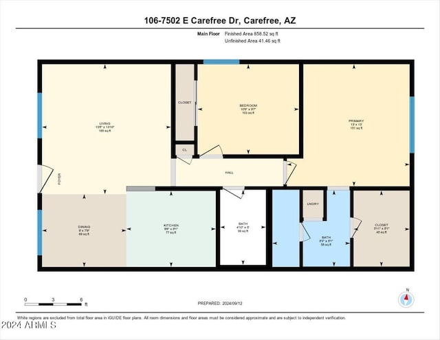 7502 E Carefree Dr Unit 106, Carefree, AZ 85377 - plan