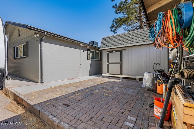 3207 N Steves Blvd, Flagstaff, AZ 86004 - view of patio / terrace with an outdoor structure