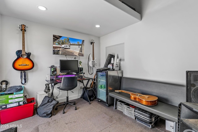 3207 N Steves Blvd, Flagstaff, AZ 86004 - home office featuring baseboards and recessed lighting