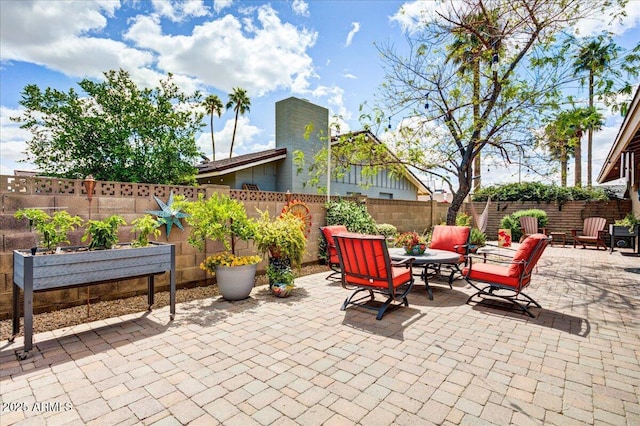 2846 E Lupine Ave, Phoenix, AZ 85028 - view of patio / terrace featuring a fenced backyard