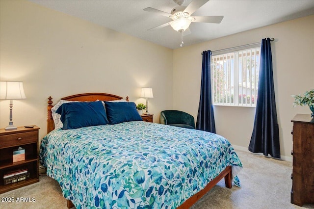 2846 E Lupine Ave, Phoenix, AZ 85028 - carpeted bedroom featuring ceiling fan and baseboards