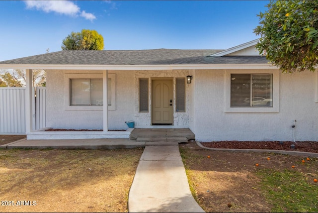 view of front of house with a porch