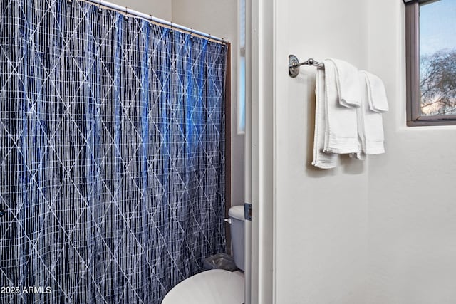 4221 S Fireside Ct, Gilbert, AZ 85297 - full bathroom with toilet and a shower with shower curtain