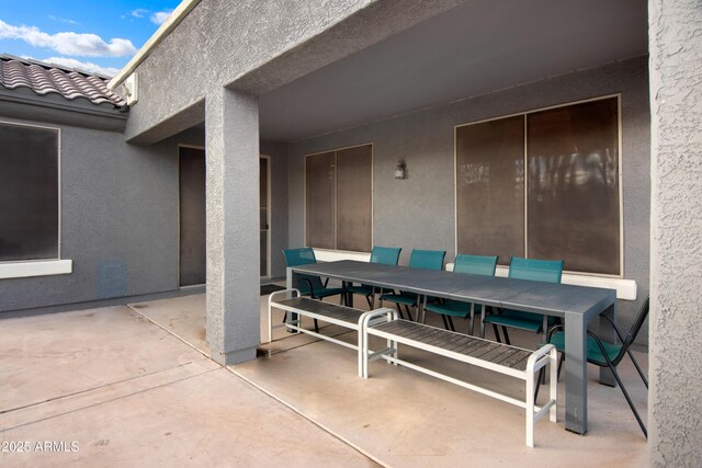 4221 S Fireside Ct, Gilbert, AZ 85297 - view of patio featuring outdoor dining area