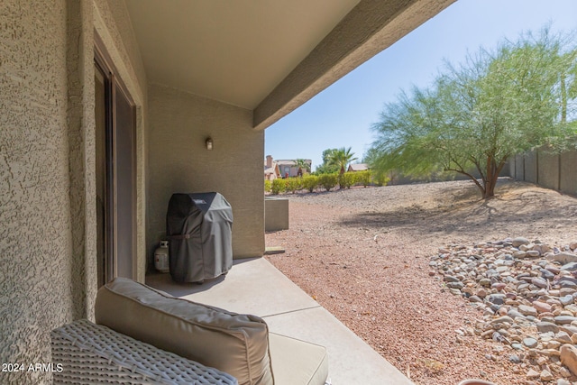 exterior space with grilling area