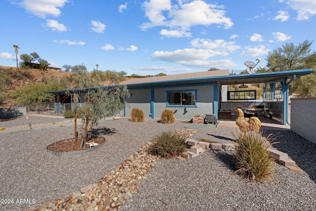 exterior space featuring a patio area