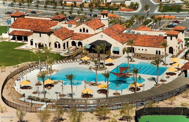 26949 W Lone Cactus Dr, Buckeye, AZ 85396 - bird's eye view of a pool area