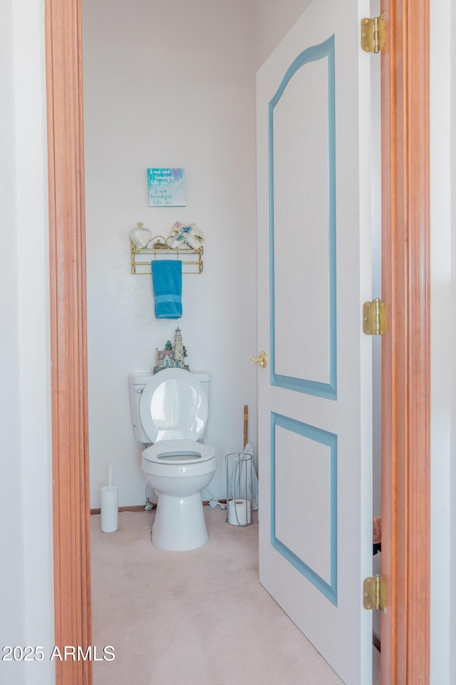 bathroom featuring toilet