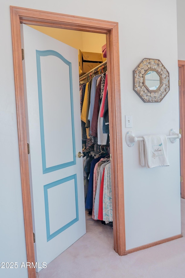 view of closet