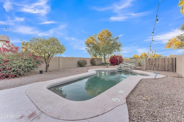 view of pool