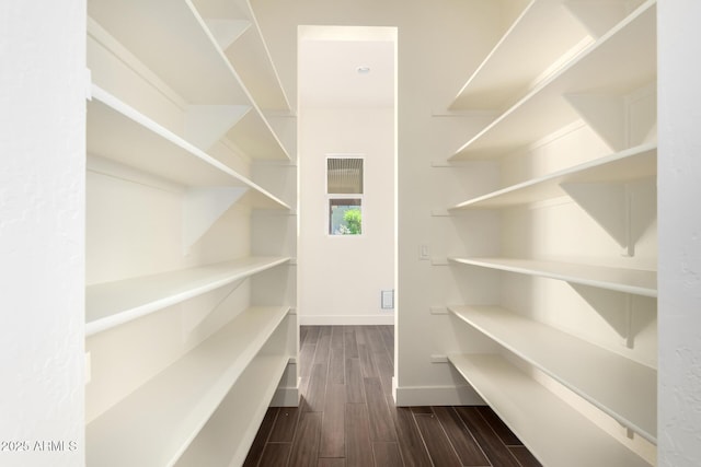 view of storage area