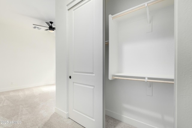 view of closet