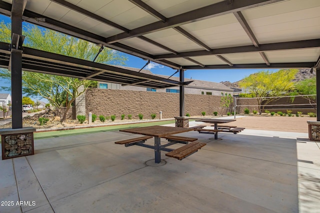 view of patio / terrace with a fenced backyard
