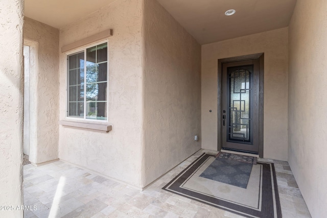 view of entrance to property