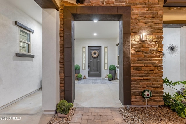 view of entrance to property