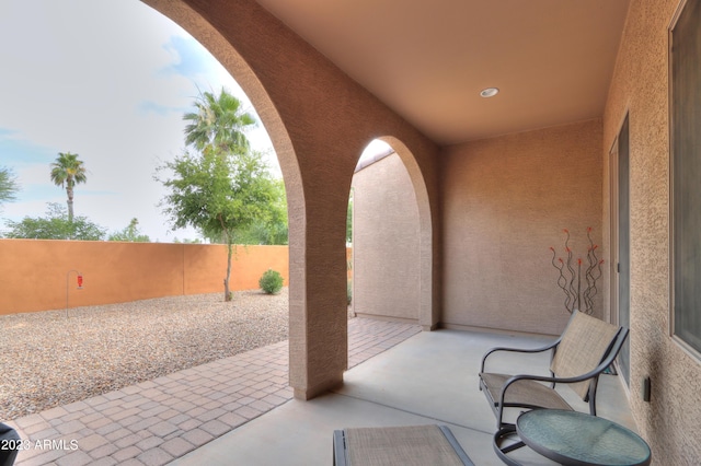 view of patio