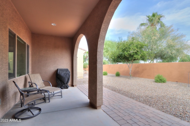 view of patio