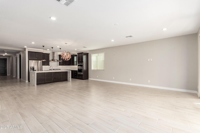 view of unfurnished living room