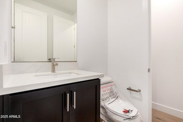 19338 S 212th Pl, Queen Creek, AZ 85142 - half bath featuring vanity and wood finished floors