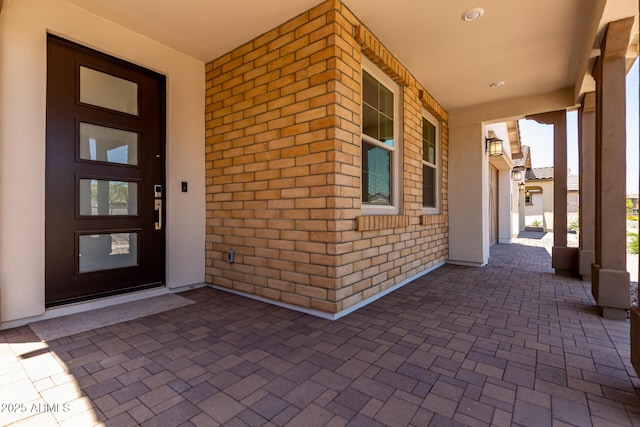 19338 S 212th Pl, Queen Creek, AZ 85142 - property entrance featuring brick siding and stucco siding