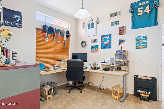 3133 E Redwood Ct, Phoenix, AZ 85048 - tiled office space with baseboards