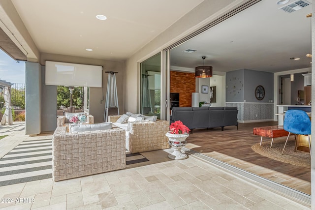 view of patio / terrace featuring outdoor lounge area