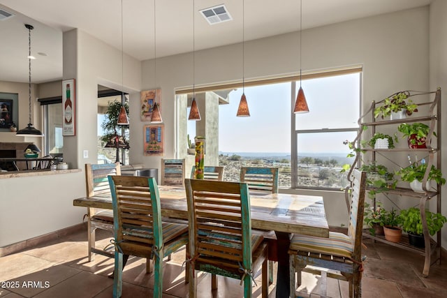 view of dining room