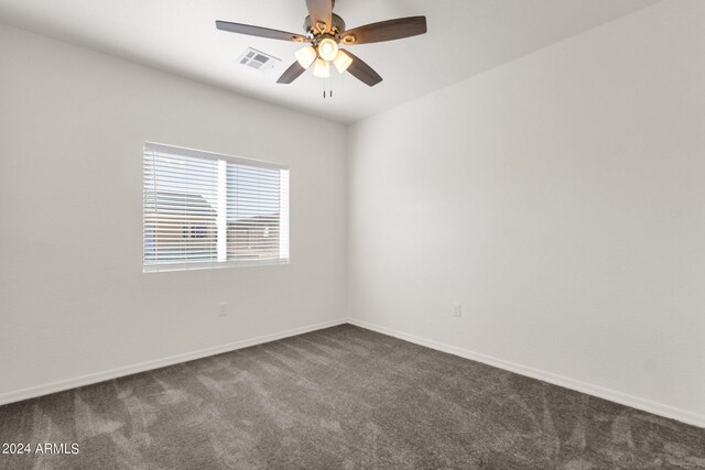 full bathroom with toilet, shower / tub combo with curtain, and vanity