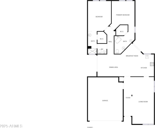 12342 S Shoshoni Dr, Phoenix, AZ 85044 - home floor plan