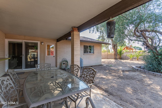 8540 N 43rd Dr, Glendale, AZ 85302 - view of patio / terrace featuring fence and outdoor dining space