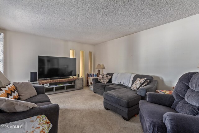 8540 N 43rd Dr, Glendale, AZ 85302 - living room with light colored carpet and a textured ceiling
