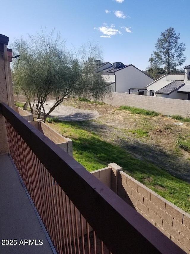 view of yard