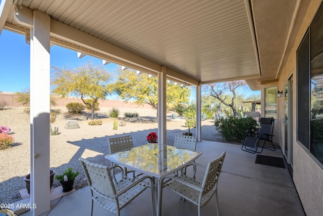 view of patio