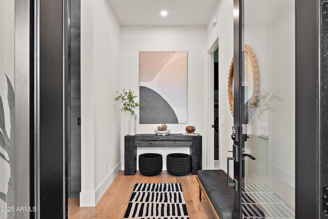 1013 W Ardmore Rd, Phoenix, AZ 85041 - hallway with wood finished floors, baseboards, and recessed lighting