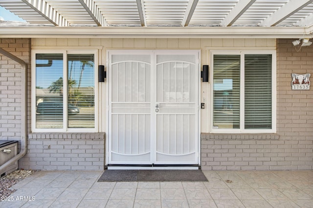 view of property entrance