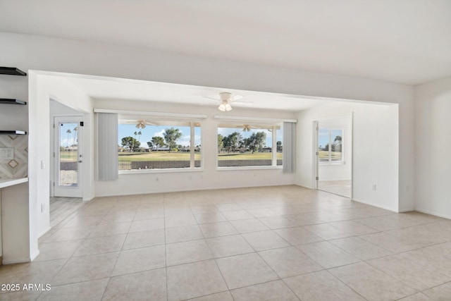 view of tiled empty room