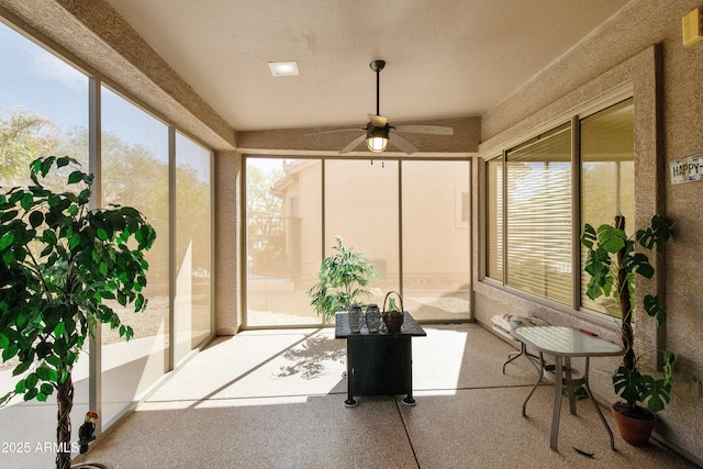 4540 E Mia Ln, Gilbert, AZ 85298 - sunroom / solarium with ceiling fan and a healthy amount of sunlight