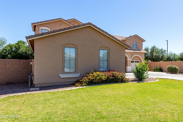 3065 E Harvard Ave, Gilbert, AZ 85234 - mediterranean / spanish home with stucco siding and concrete driveway
